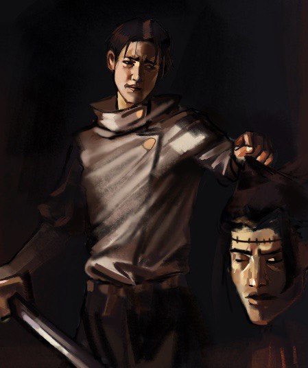 Kryzpepin's tweet image. Yuta in Caravaggio style 
#jjk #yuta #anime