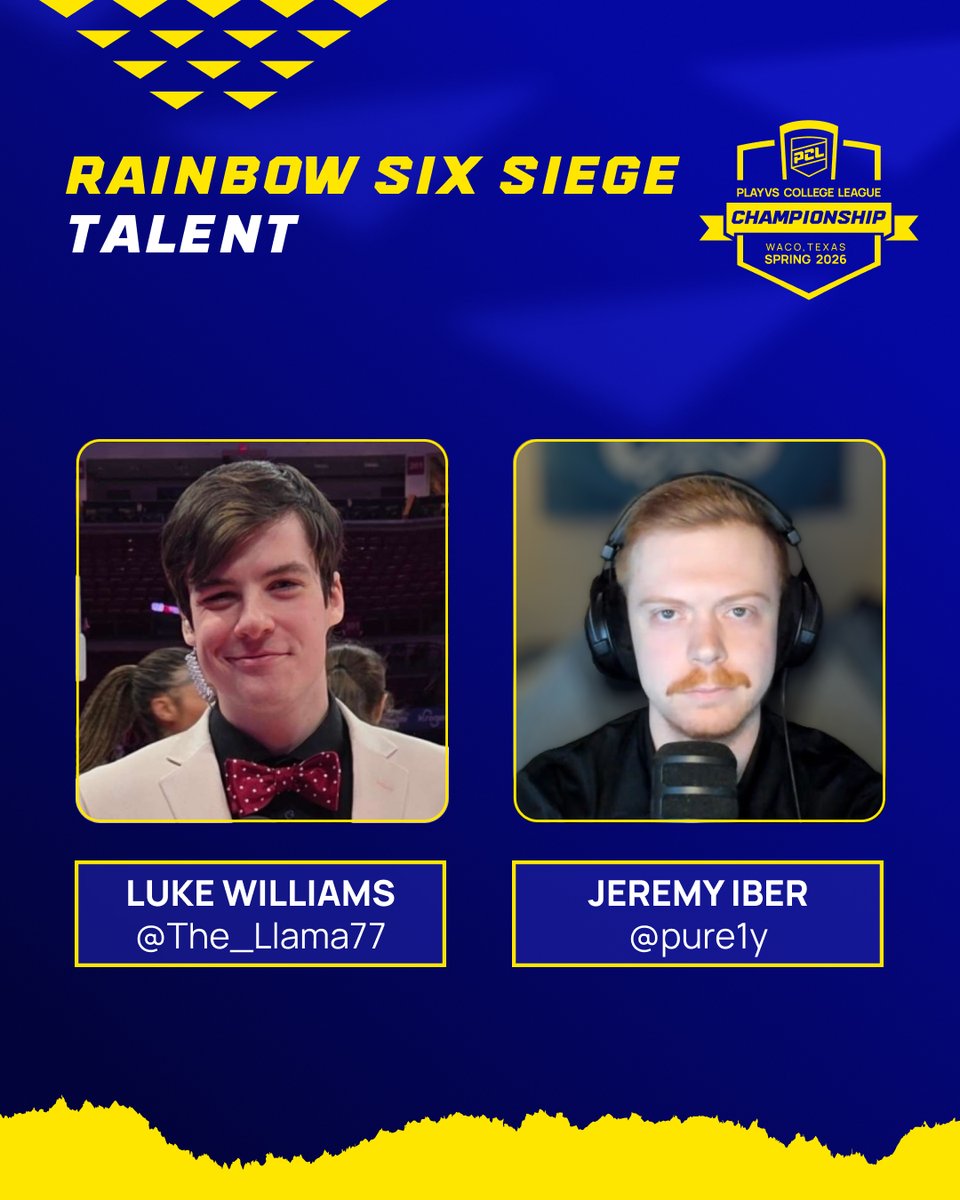 playvs_college's tweet photo. .@ZipsEsports and @Fisher_Esports are putting on a nail-biting R6 match on the #PCLChamps stream.
Watch live as @The_Llama77 and @pure1y cover the action: https://t.co/UaTAkdFqbX https://t.co/ZiQesKK6rU