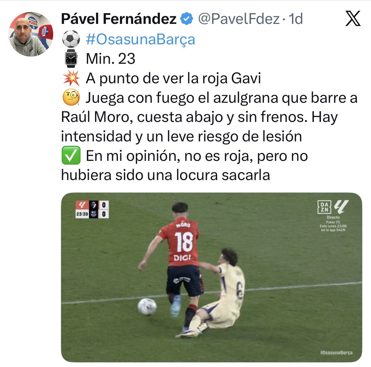 La Negreira League tweet media