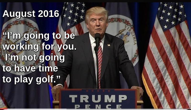 madameshawshank's tweet image. Wikipedia “Combined, this totals over 333 estimated rounds of golf across his presidency terms, based on data available as of May 4, 2026.”

#USA
#golf
#Trump