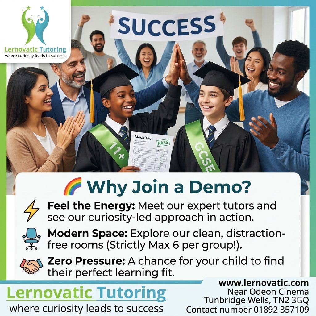 lernovatic's tweet image. 🕒 FREE DEMOS NEXT WEEK! 🕒 Year 4 &amp;amp; GCSE Sept 2026 🏫✨
lernovatic.com
Thinking about tutoring for Sept 2026? Come see why #Lernovatic is different! 🚀 We’re running free demos for #Year4 (11+) &amp;amp; #GCSE all next week in #TunbridgeWells. 💎
✅ Modern, Redesigned Centre