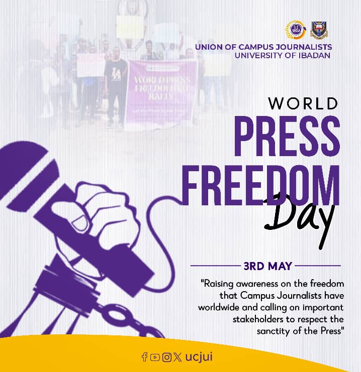 ucj_ui's tweet photo. Happy World Press Freedom Day to Journalists across the globe.

Today, we stand for truth, accountability, and the right to tell every story woven in truth. https://t.co/J4vLS550WF