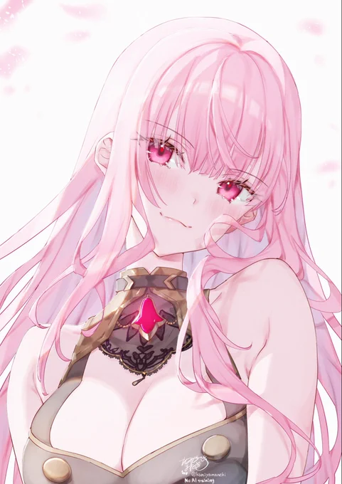 I'm waiting for you while I draw, Calli #callillust