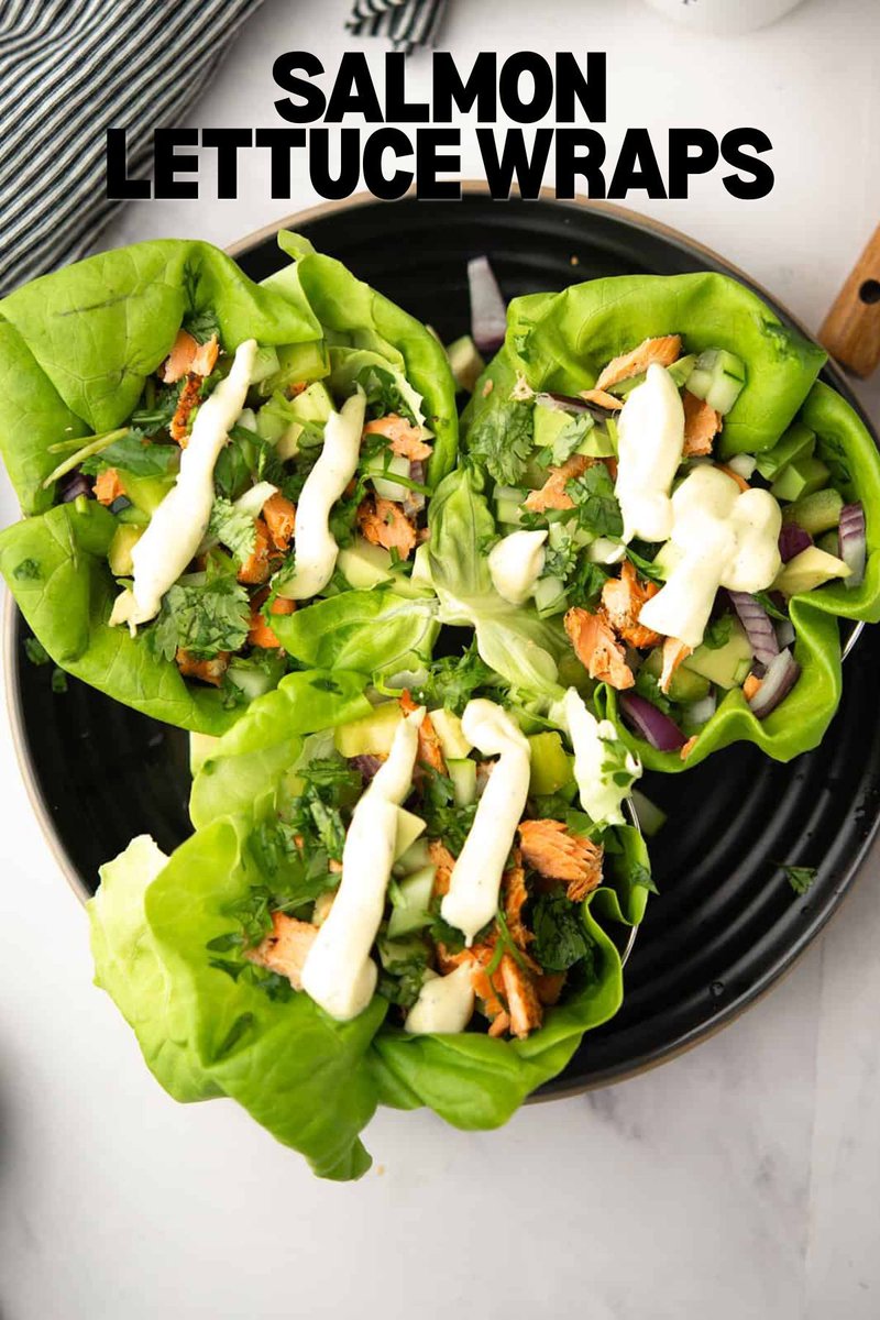 pepperbowl's tweet image. These Salmon Lettuce Wraps are easy, light, and even better than your favorite takeout. 

➡️ pepperbowl.com/salmon-lettuce… 

#tasty #homemade #healthy