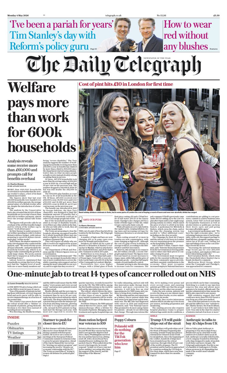 The Telegraph tweet media