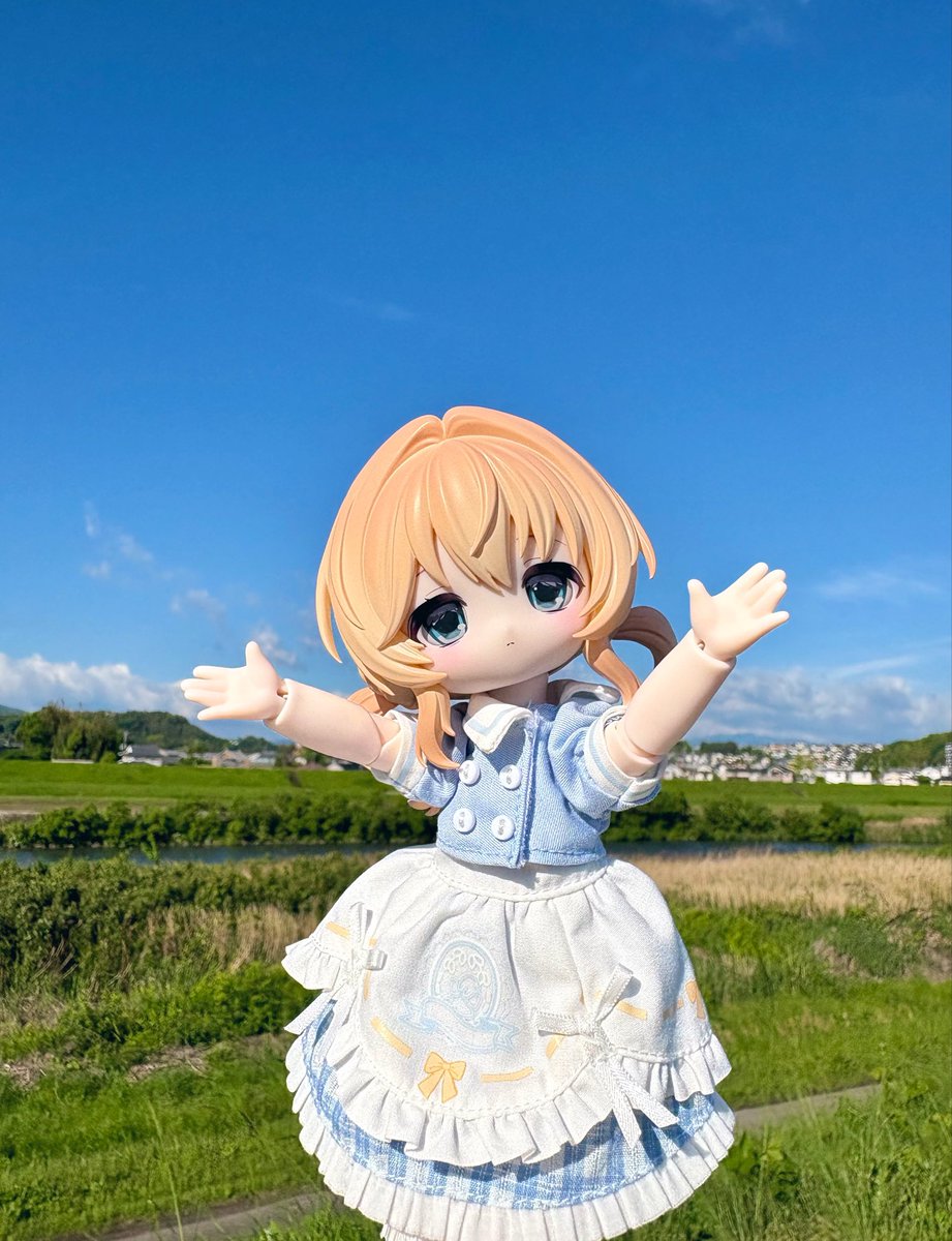 朝散してきた☀️
田舎の空は広い
#おはドル