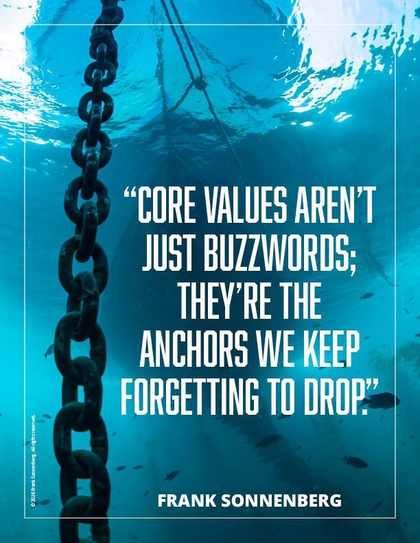 FSonnenberg's tweet image. “Core values aren’t just buzzwords; they’re the anchors we keep forgetting to drop.” ~ Frank Sonnenberg ➤ bit.ly/3NmepYM @FSonnenberg #Leadership #CoreValues