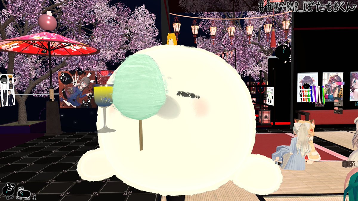 和菓子Bar_ぼたもちくん ウェルカムショット📸(*´ω｀*)
