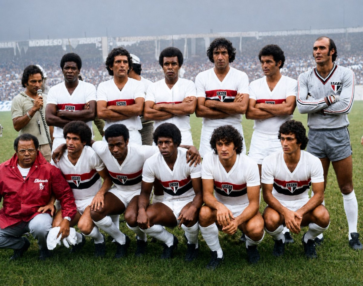 Juliocolori's tweet photo. O timaço que conquistou o primeiro Brasileirão do São Paulo, bela imagem colorida por mim, ajude meu Trabalho retuitando e principalmente me seguindo https://t.co/AqTRF48paJ