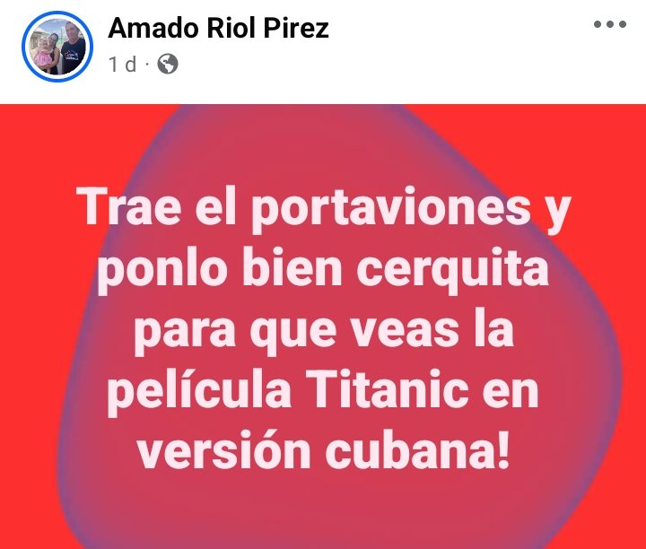 rpalmero1's tweet photo. 2/3 #CubaEstáFirme https://t.co/a0pxeZ4mw8