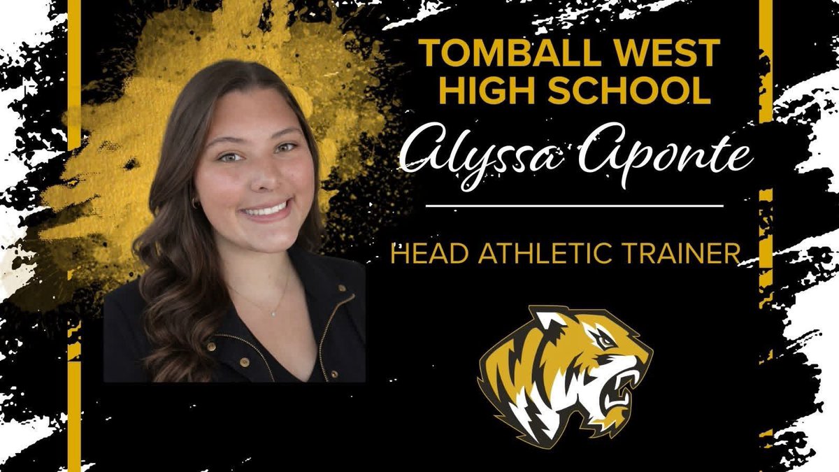 TWestTigers's tweet image. Please welcome our new Head Athletic Trainer, Alyssa Aponte! #GoldStandard #BeGold