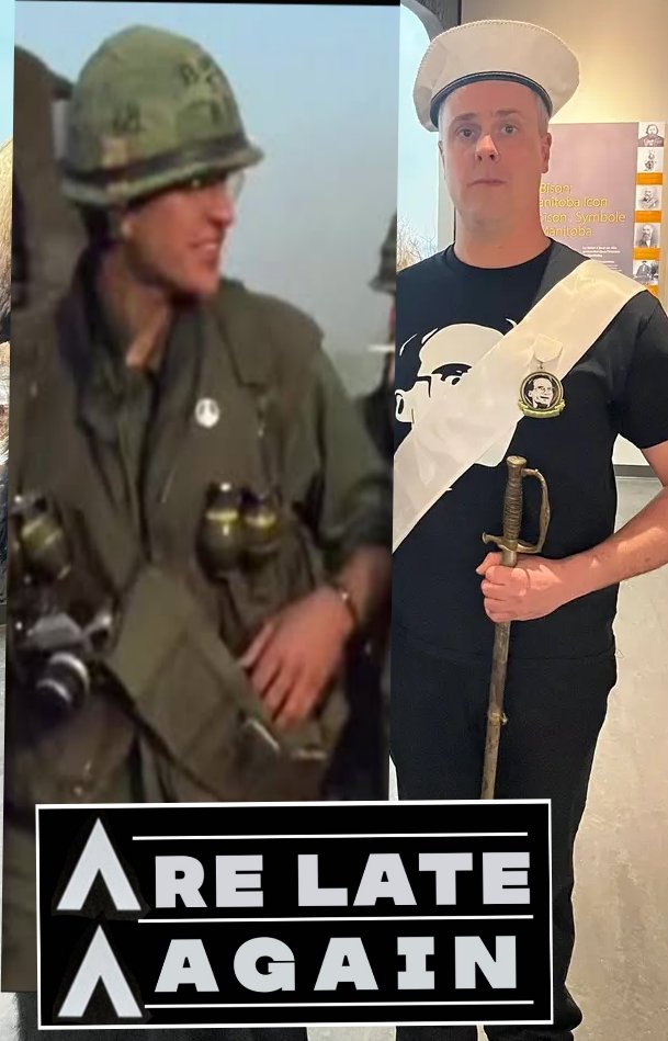 last_late's tweet image. Hold on! Hold on! 
From my archives   Don't be ridiculous.  It's Private Joker with the real life Private Pyle   True legends #boom