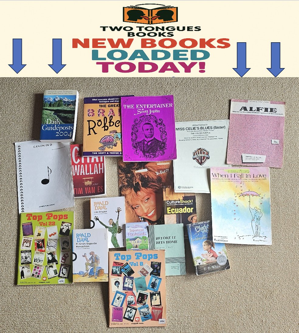 TwoTonguesBooks's tweet photo. New books are up! About ten fresh reads &amp; sheets have just landed in the Two Tongues Books shop 👀📖  *link in bio*
.
.
#NewBooks #IndependentBookstore #OnlineBookshop #Bookstagram #BooksOfInstagram #LanguageBooks #BilingualBooks #LearnLanguages #BookLovers  #SmallBusinessSupport https://t.co/WJPrfqyhcw