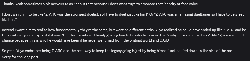 OddEyesDuelist's tweet photo. //Random, but made these post explaining how my Yuya embraces his past identity as Z-ARC and I thought it was pretty well to show! https://t.co/9J833Ut5Up