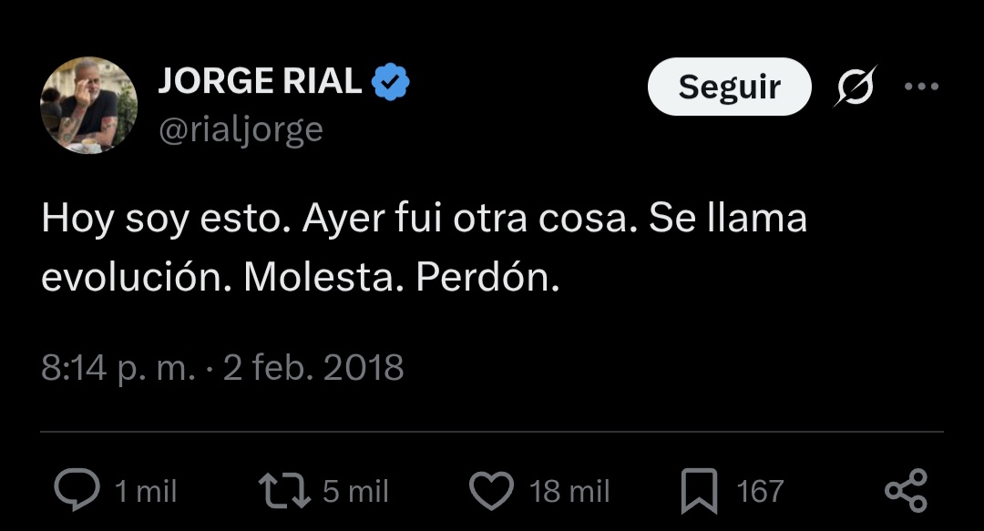 Yo nunca bardie a coscu