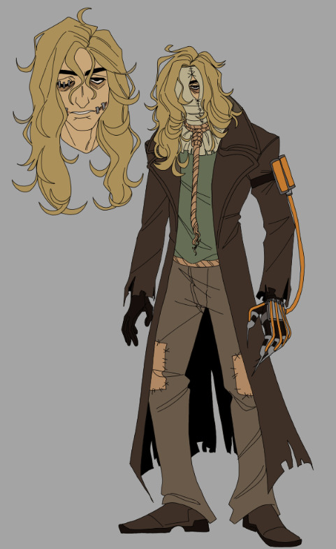 i made my own jonathan crow/scarecrow design a while ago!!! unfortunately hes blond now 