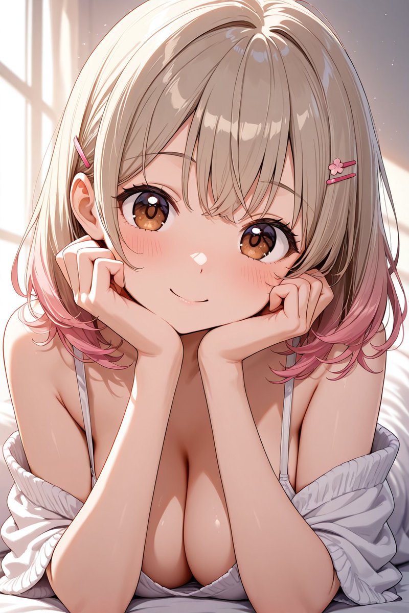 Miu_AIillust's tweet image. おはよっ✨️
やっと起きたね♪
今日は何する？💕
SFW illustration
#AIイラスト #AIart