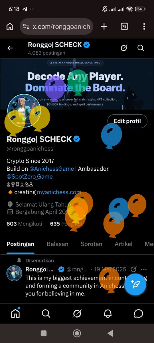 Ronggo| $CHECK tweet media