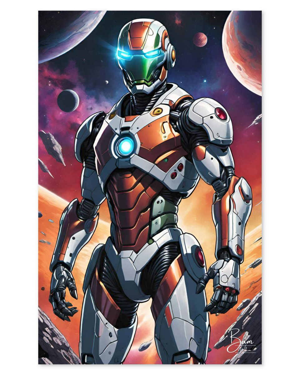 bamsartofficial's tweet image. "Cyborg in Space"
------------------------
#digitalart #comicart #spaceart #artprint #nonfts