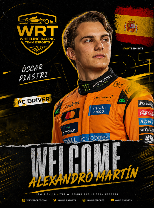 WRT_eSports's tweet photo. 🟡 NEW SIGNING

🟡 WRT eSports is proud to announce our new PC driver:

🔷 @Druchi__6  joins from FZR

🔷 Ready to fight for top positions and deliver strong results

🏆 The team keeps growing stronger

Welcome to WRT 💛 https://t.co/ORRYZry6DX