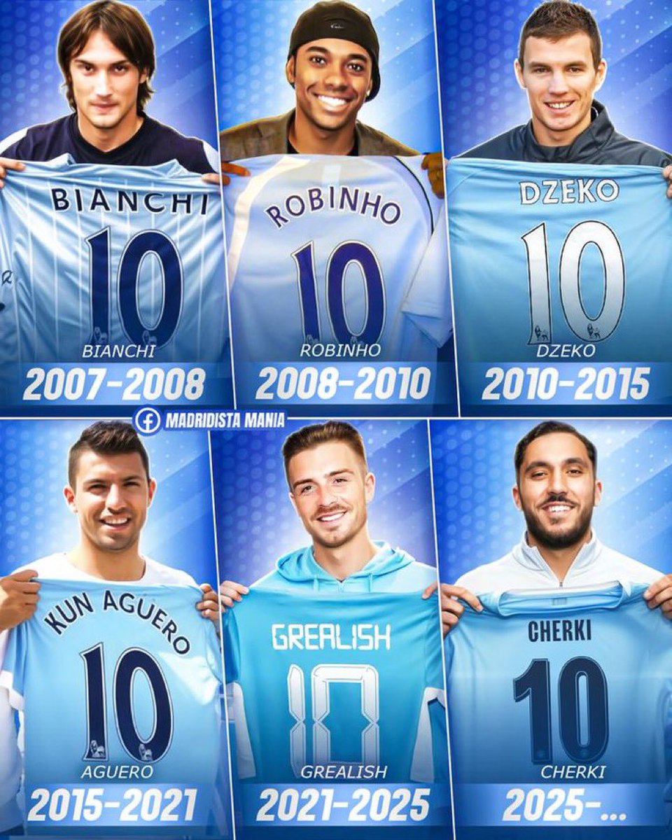 A camisa 10 do Manchester City.