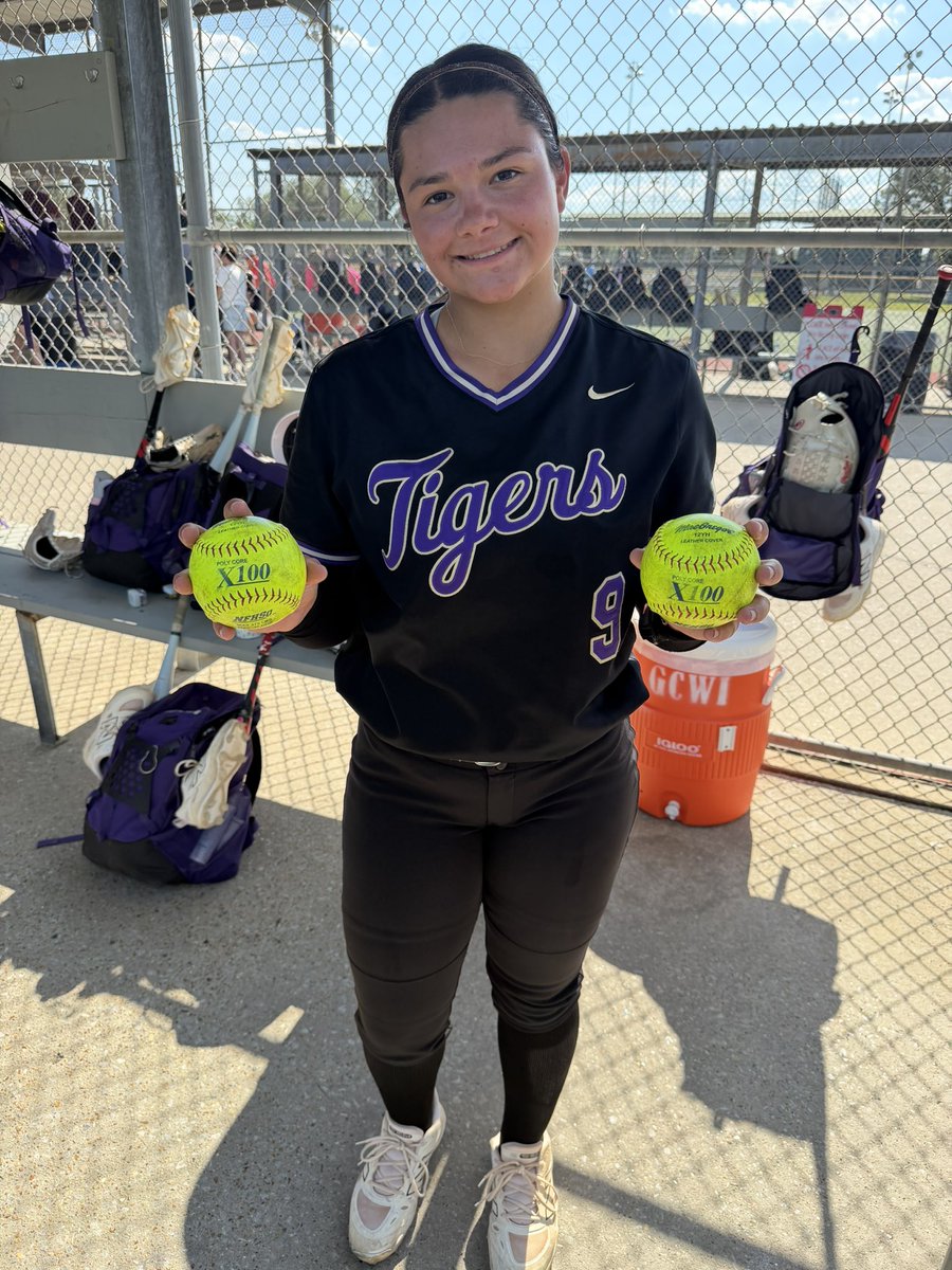HHStigerSBall's tweet photo. Your Lady Tigers are STATE CHAMPS!!!!!!

Let’s GEAUXXXX!!🐅🥎🙌🏼

Congratulations to @Rylee738065 on her TWO 💣s!!! Along with being named MVP! And congratulations to @ChaixJordyn for walking it off to get the W!!!!!!!!!!

@LondonLambert29 did her thing in the circle and defense held it down behind her!💪🏼

Offense came in with some clutch hits to always answer back!🥎

And the dugout kept the energy 🔥🔥🔥 the entire game!!

COMPLETE TEAM WIN!!!! 👏🏼 

Congratulations, STATE CHAMPS!!!💜💛💜