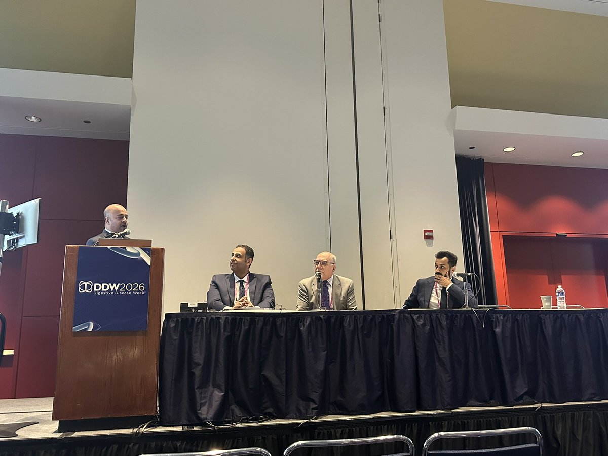 MazenAlmasry4's tweet image. Great session at #DDW2026 with @ASGEendoscopy &amp;amp; @SGA_KSA. 🌍

Special to reconnect with leaders from @KFSHRC where I completed my med school. 

Impressive to see how thoughtfully training programs are being built to support the next generation of gastroenterologists. #MedEd 📚