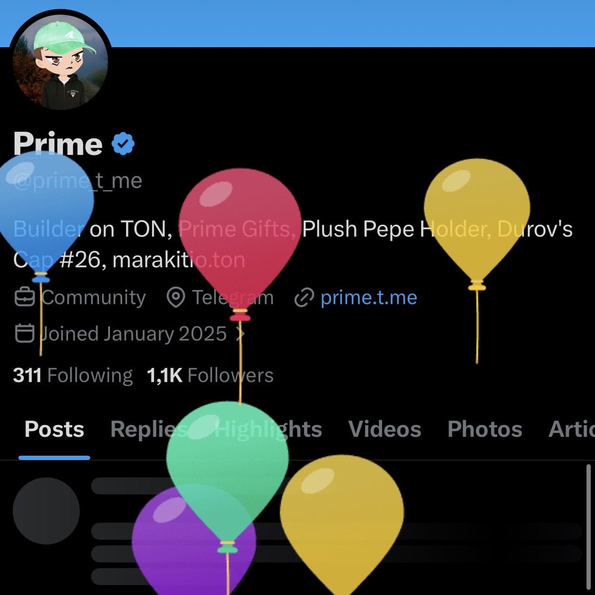 Prime tweet media