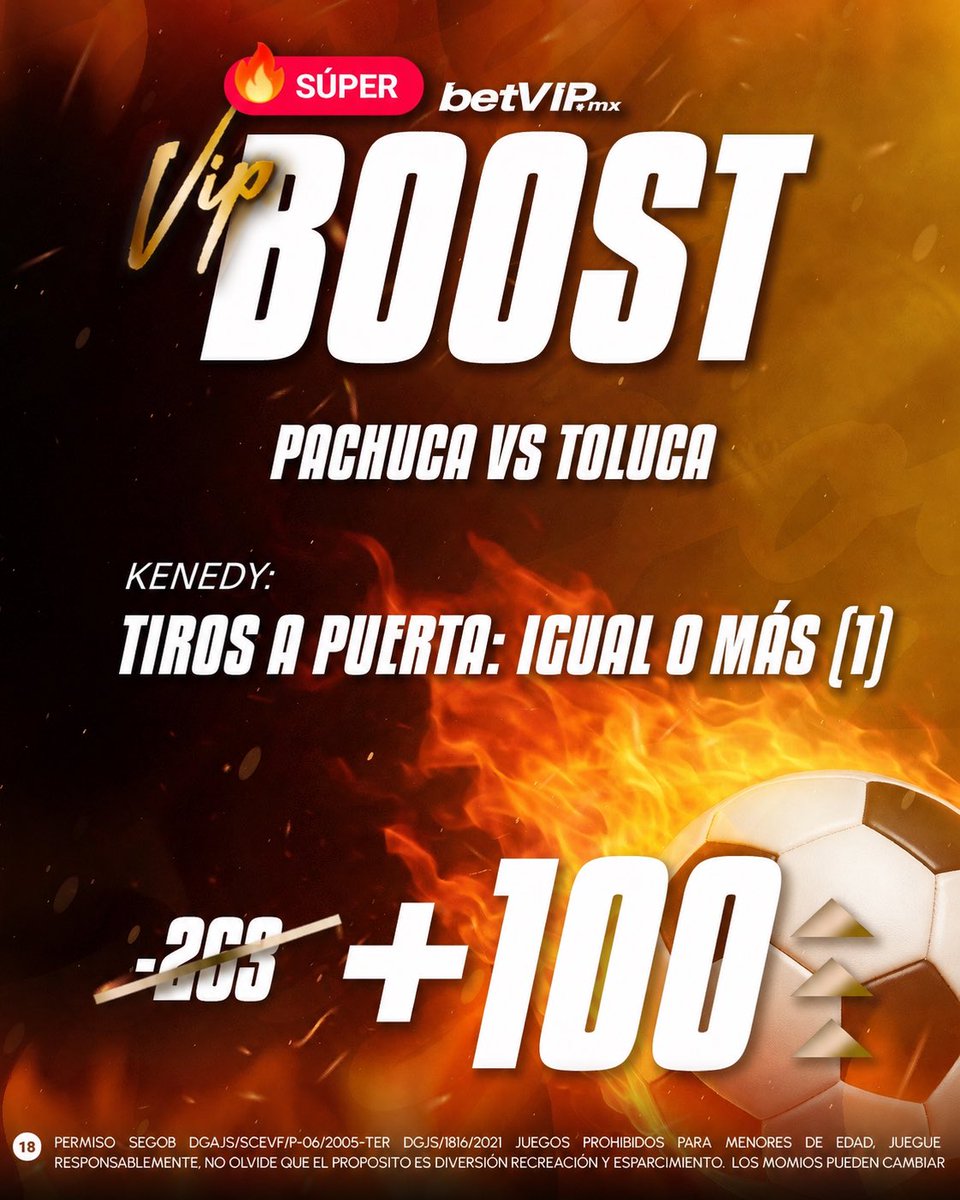 Betvipmx's tweet photo. A seguir con la buena racha de Súper #VIPBoost 🔥 https://t.co/MImJgJxlcL