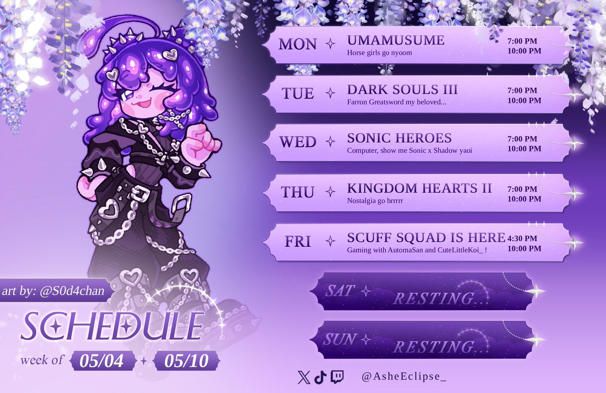 Ashe Eclipse | 💜 Slime Vtuber 🌘 - LIVE NOW 🔴 tweet media
