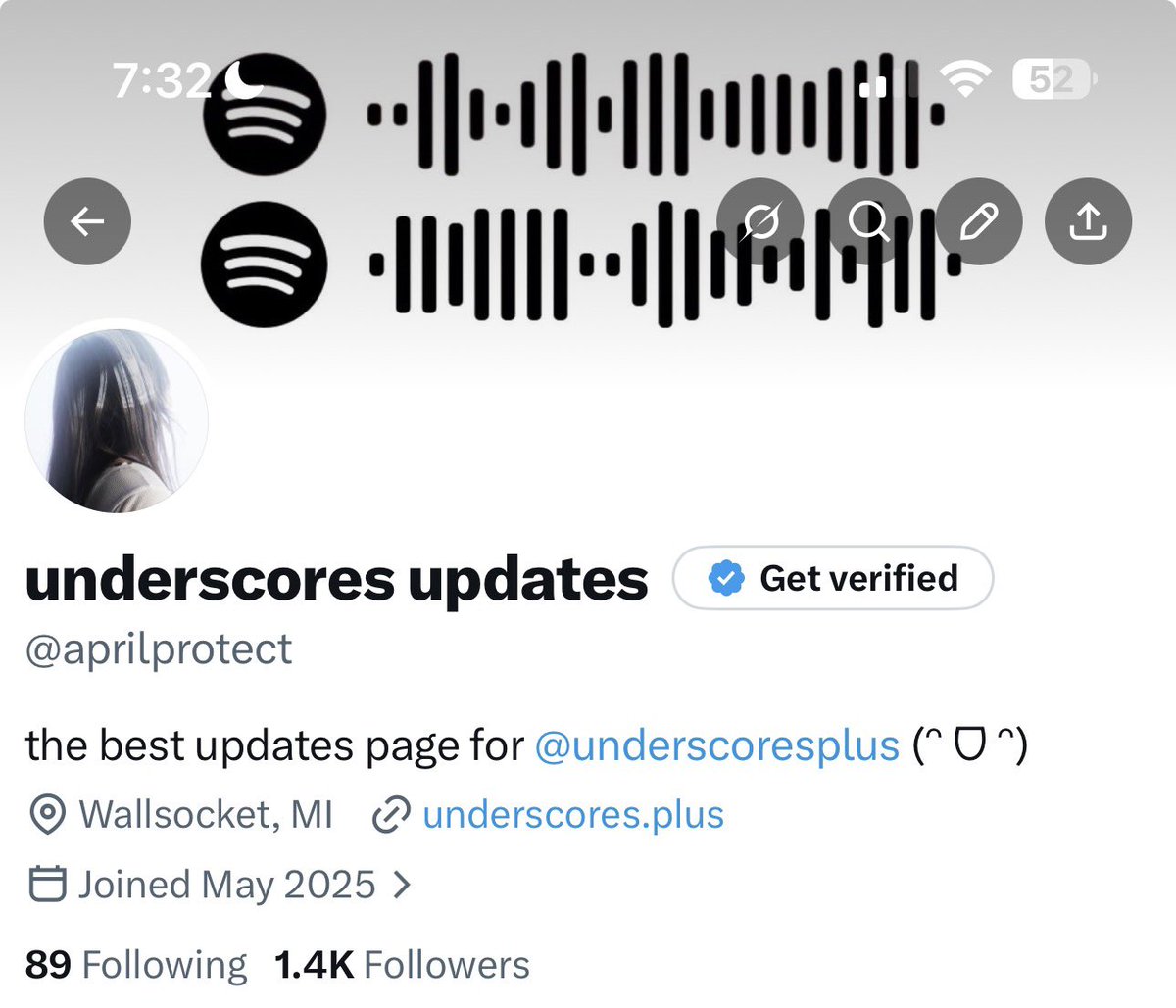 underscores updates tweet media