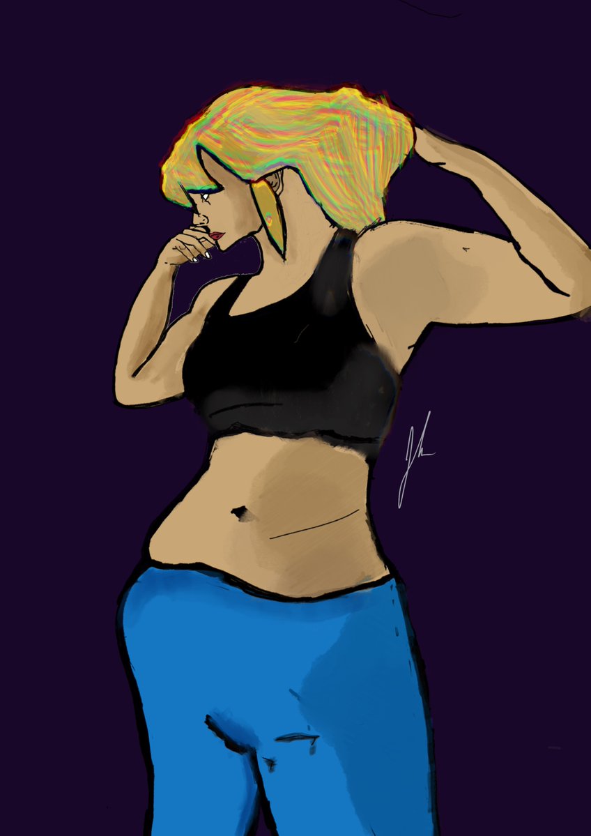 JustinLync91747's tweet image. Finished product. I need to get better at lines and coloring. This was my first ever attempt on it. Any thoughts or criticism would be helpful. #art # digitalart #newbie #learning #hobby
