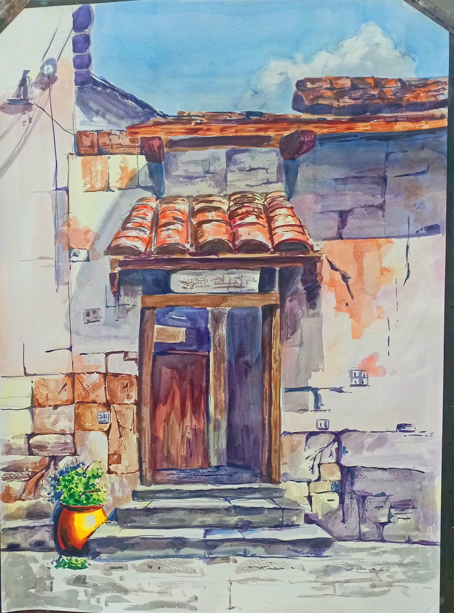 JiqunC6889's tweet image. Practice copying watercolor landscapes
#darw 
#landscape