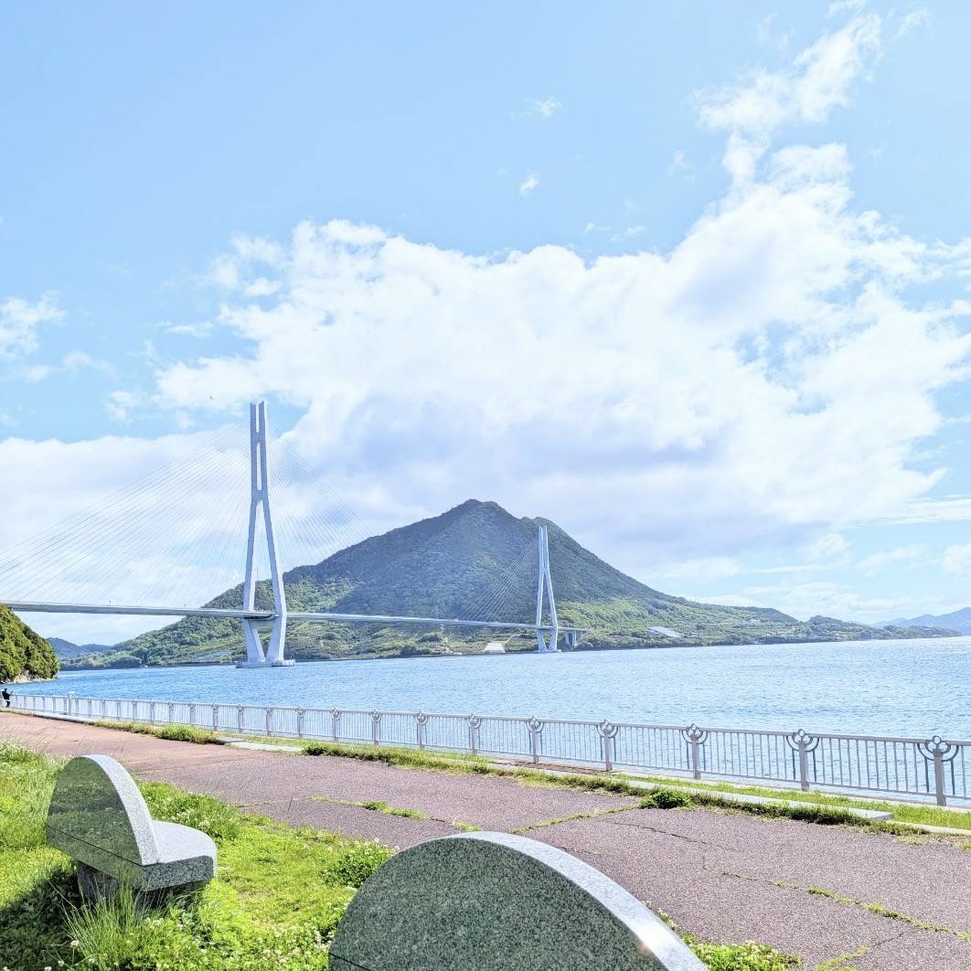 本日（5/4）のしまなみ海道周辺は、朝から晴れ間が広がり、日中は