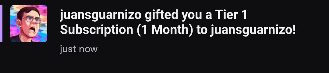 anaphace's tweet photo. My closest dearest friend Juan Guarnizo just gifted me a sub for his channel (NO SHOT I GOT THAT LUCKY FROM THE 100TH GIFTED LMAOOOOOO) https://t.co/zS0EXk43Jv