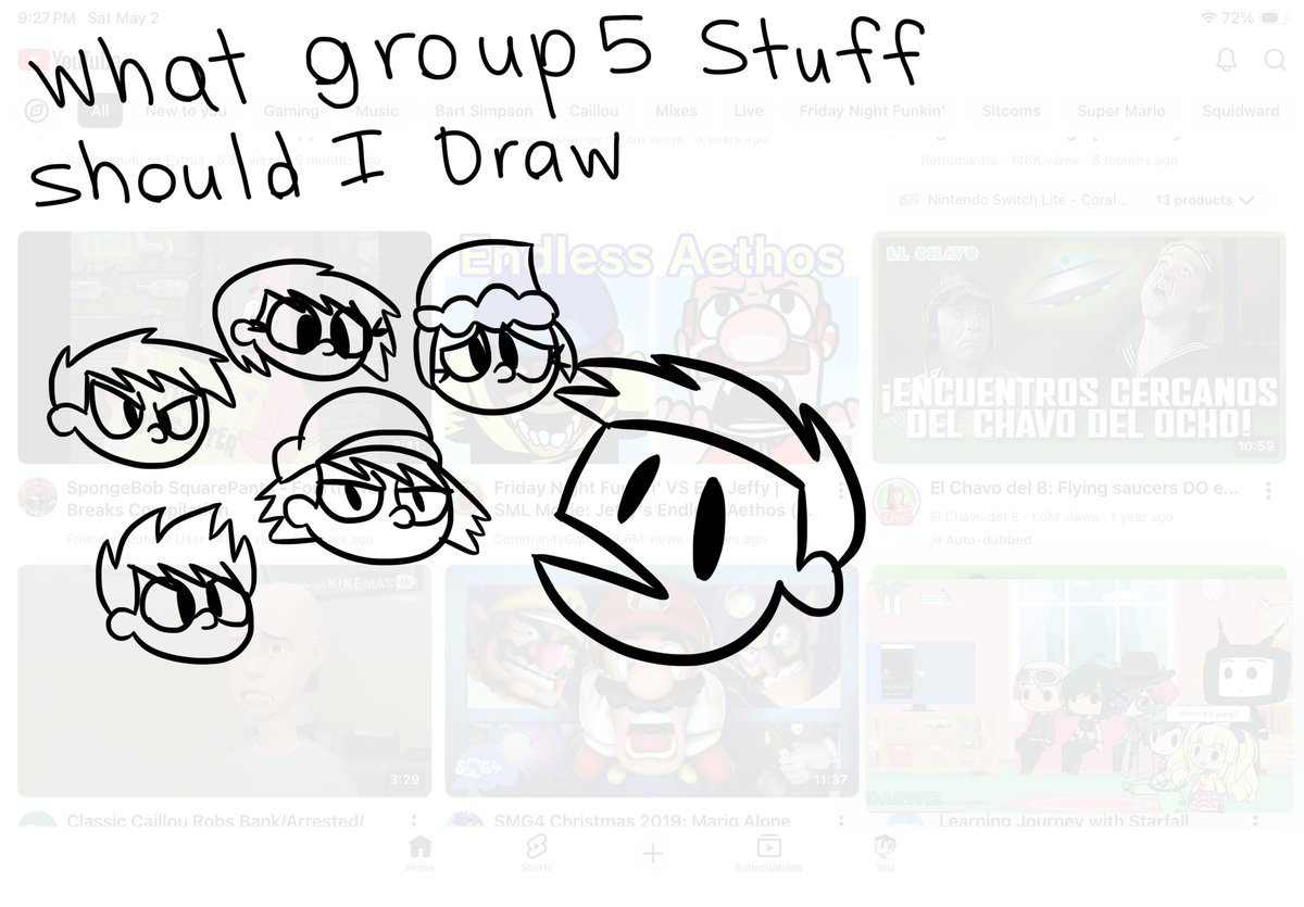 LuisIbanez7416's tweet photo. Hey guys What group 5 art should I draw (reply for me please) #group5 #group5show https://t.co/ulK6ncNEVE