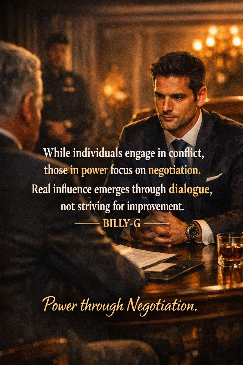 Billy_G8891's tweet photo. Power thrives on negotiation, not conflict. 💡
 #Negotiation #PowerDynamics #ChooseDialogue https://t.co/kMtECNuGln