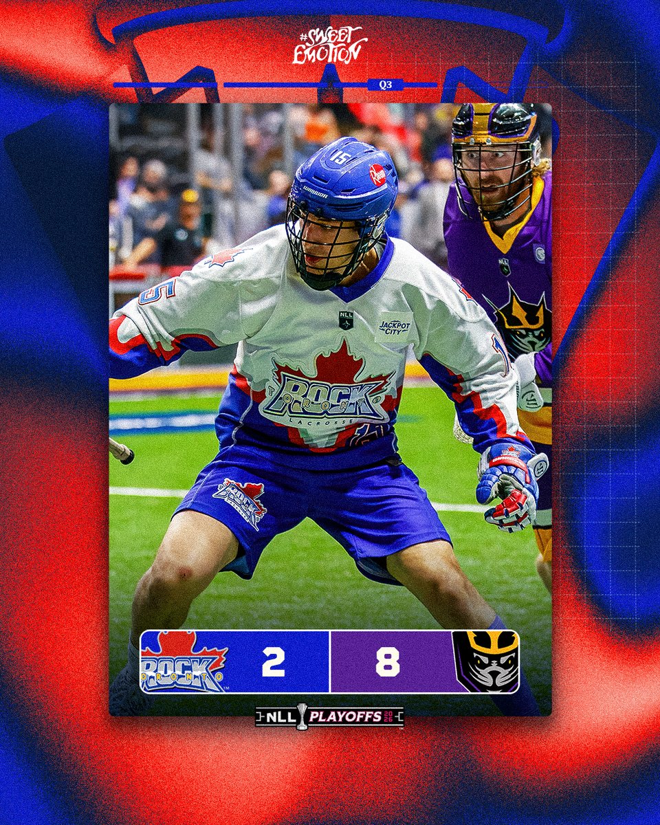 TorontoRockLax's tweet photo. Quarter 4 coming up.
#TORvsSD | #RockCity🎸 | #SweetEmotion https://t.co/aPxIdILjYt