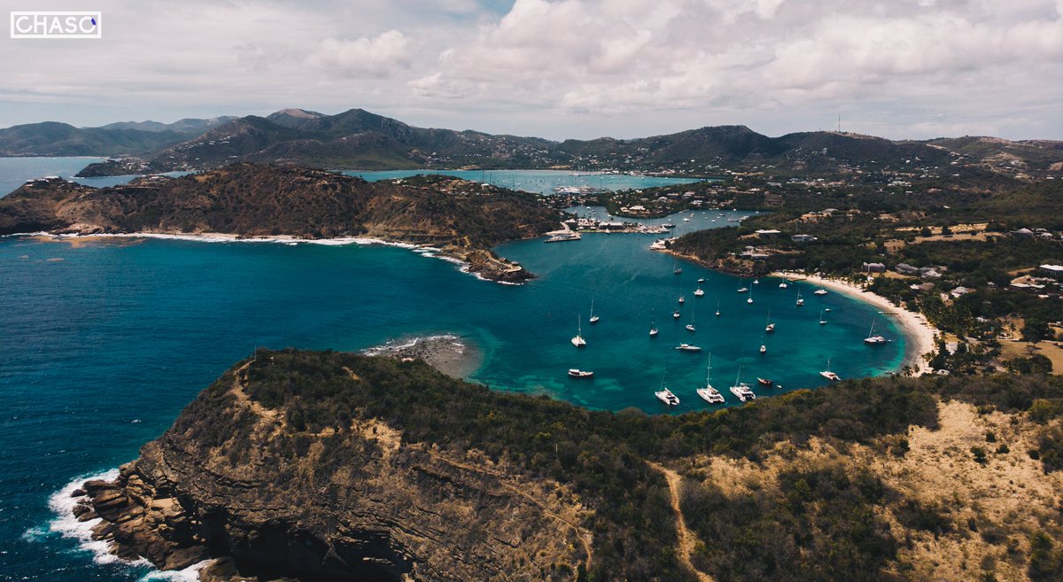 Antigua from above 🇦🇬
 📸 <a href="/chaso_media/">Chaso Media</a> #Antigua #ChasoDrone