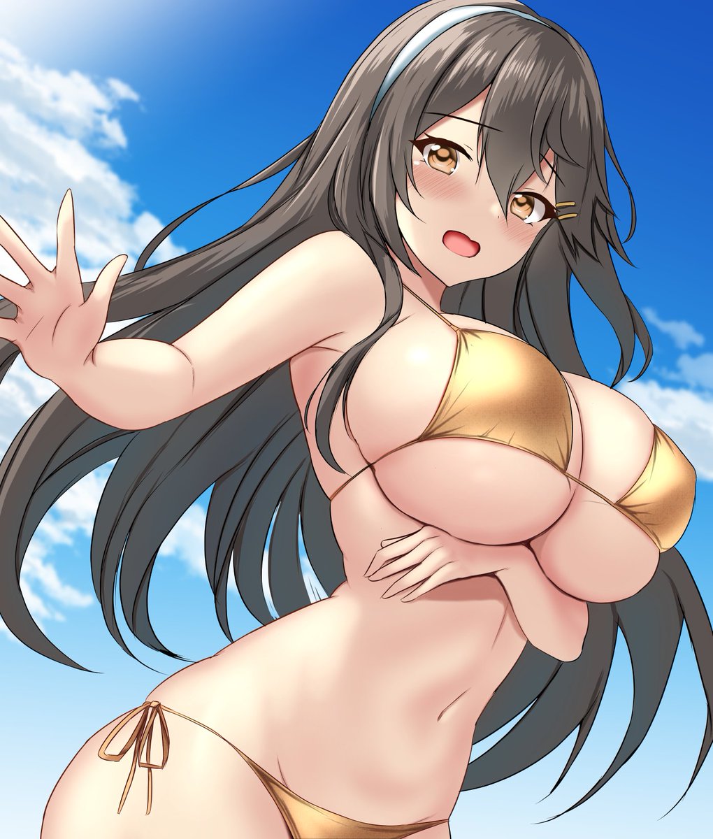 榛名(艦これ) 「GW再掲 榛名さん」|MONTE@大湊のイラスト