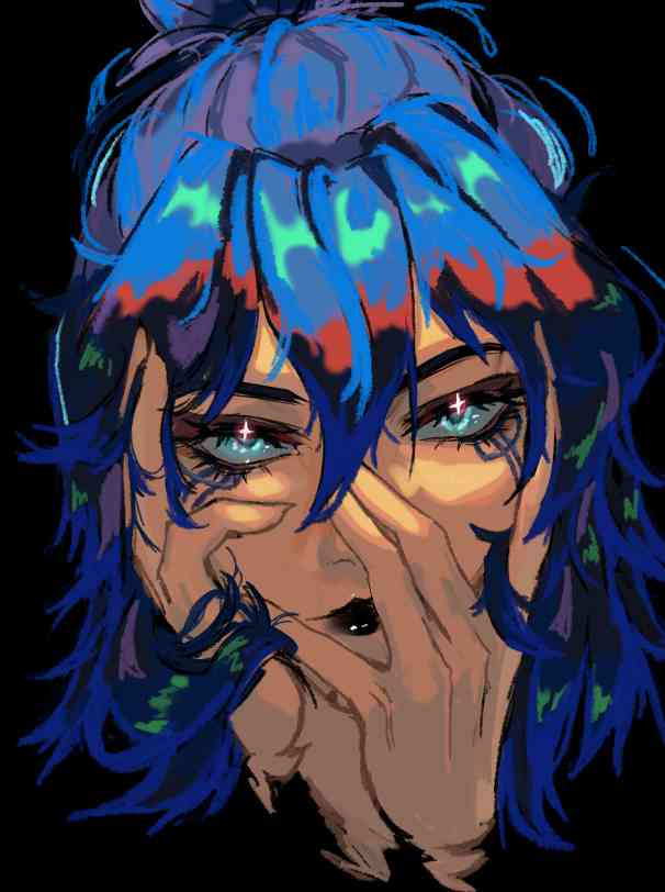 kukitea_'s tweet photo. @lizabelart Thanks for the chance! Here's my cyberpunk OC and an elf of mine c: https://t.co/RYOFyoh32D