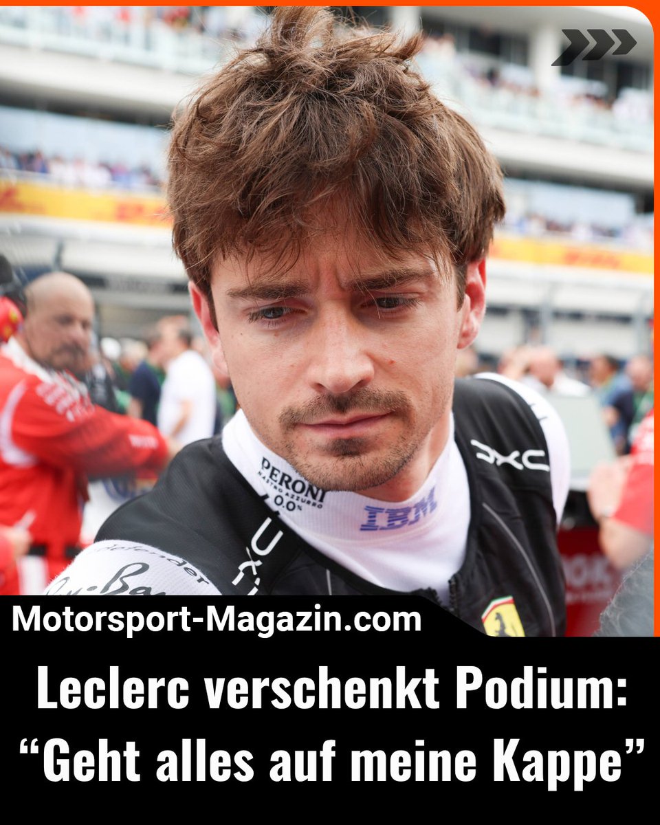 MSM_Online's tweet image. Charles Leclerc spart nach dem Formel-1-Rennen in Miami nicht mit Selbstkritik. Dreher auf der letzten Runde "nicht akzeptabel". Harte Strafe nach dem Rennen folgt.

motorsport-magazin.com/formel1/news-2…

#f1 #miamigp #ferrari #charlesleclerc
Foto: IMAGO / justpictures.ch