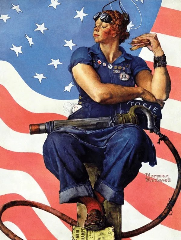 corvetties's tweet photo. @kunii_tv never shocked when men call mcgin ugly because her design is based around the women’s empowerment movement icon (Rosie the Riveter) like ofc u wouldn’t get it https://t.co/KDG7dGceiu