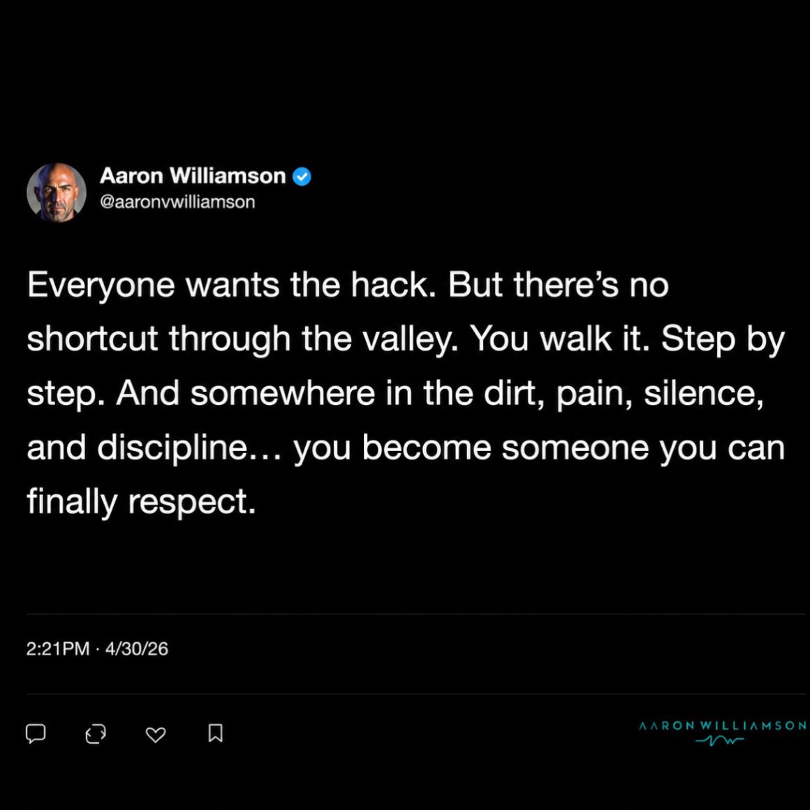 Aaron Williamson † tweet media
