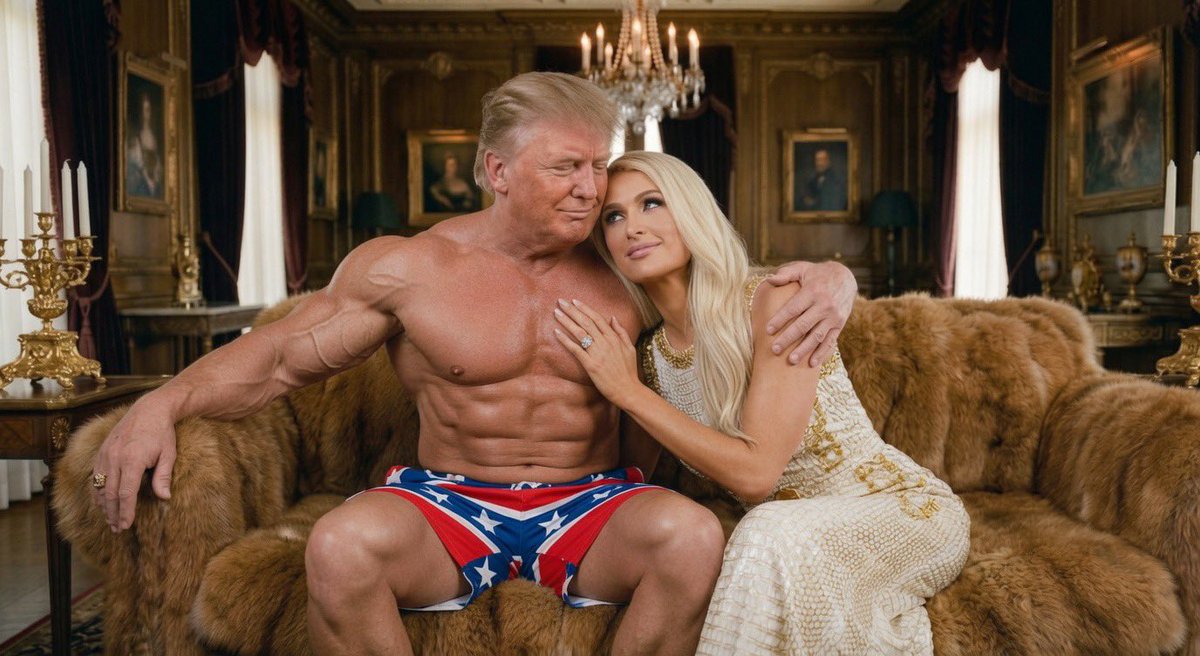 GodJames9565's tweet photo. Trump and Paris Hilton🥵 https://t.co/u3X8rDKEve