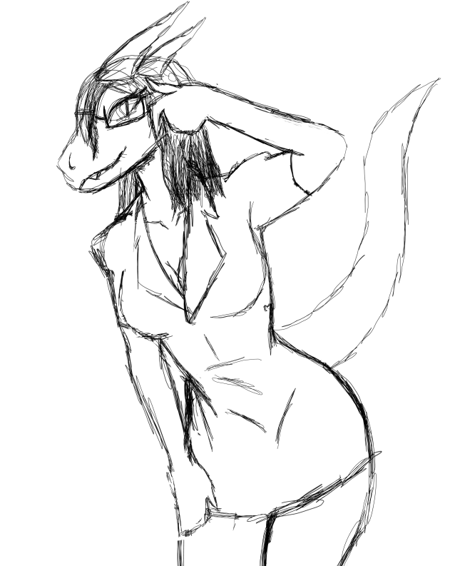 GuyChopsticks's tweet image. Finally drawing again. Rough sketches are always the wonkiest. #original #NoAI