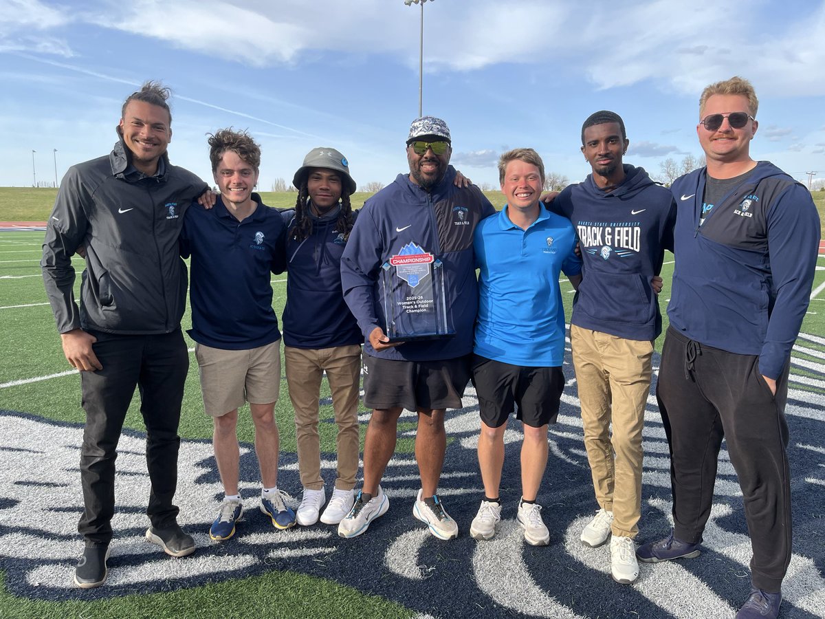 DSU_Athletics's tweet photo. 🏆 Congratulations to all @DSU_XCTF women’s outdoor track and field team, coaching staff, and support staff on bringing home the 2026 #FCsports Outdoor Track &amp; Field Championship, the first time since the 1997 season that DSU women’s won the conference outdoor track &amp; field title https://t.co/j8n2gl4qM2