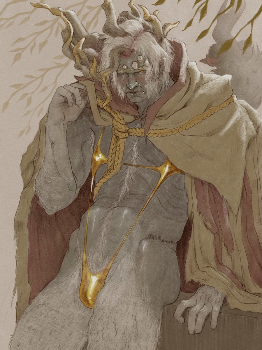 pulkamen's tweet photo. It was incredibly fun XD
Morgott  in gold monokini https://t.co/uSlPyWQVol