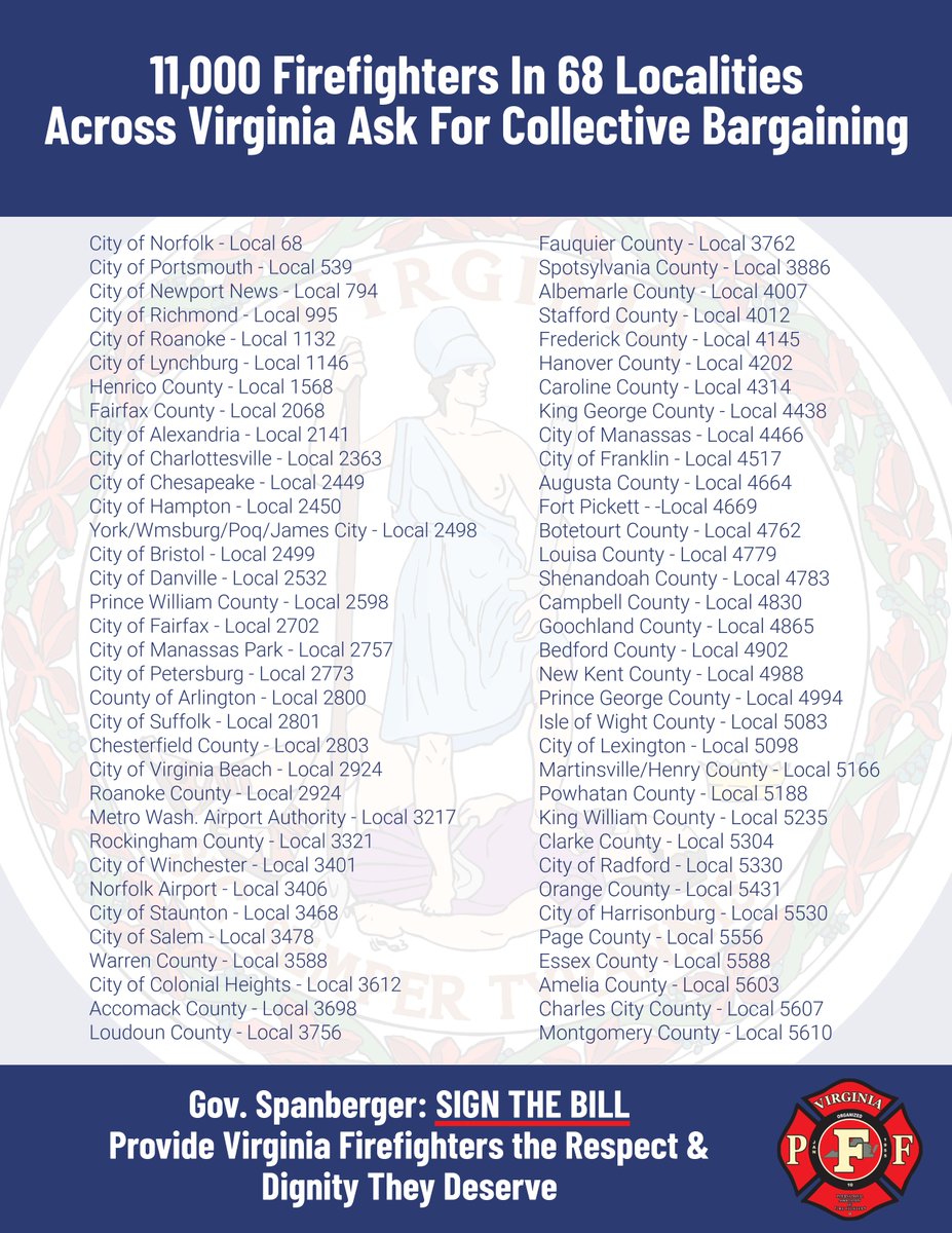 Virginia Professional Fire Fighters tweet media