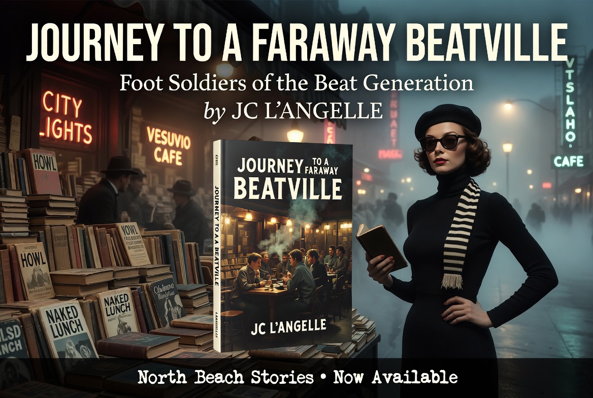 jameslangelle's tweet image. Peace Eye Cafe 05.03.26.1700pdt: "Journey to a Faraway Beatville" JC L'Angelle, B&amp;amp;N Nook Press, on sale tomorrow, $3.50

Trending: Mr. President, Rudy Giuliani, America's Mayor, #California.
barnesandnoble.com/s/JamesLangelle

Journey to a Faraway Beatville takes you beyond the familiar